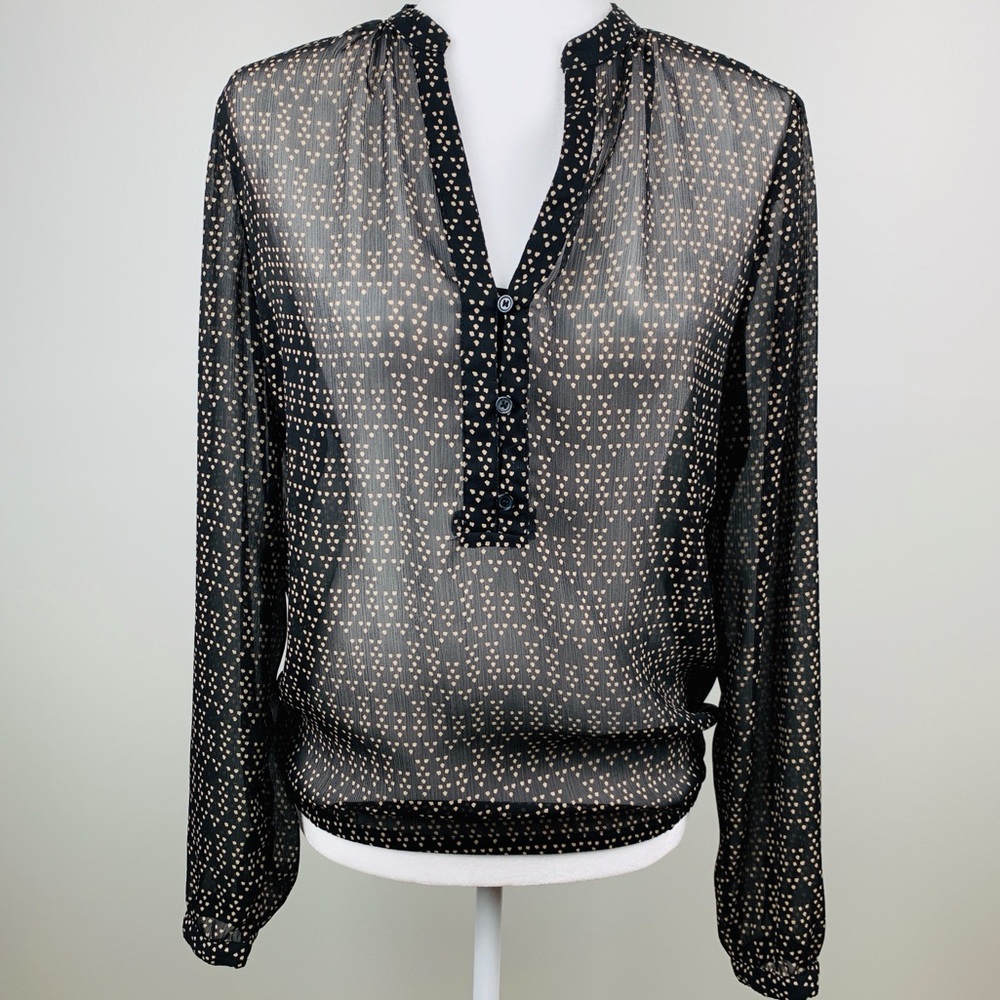 The Limited Brand Sheer Top, Sz M - Picture 1 of 5